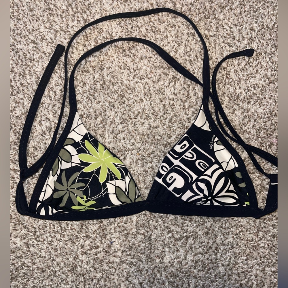 Honeygirl Black padded Bikini Top